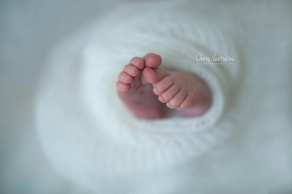 Detalles de pies recién nacido